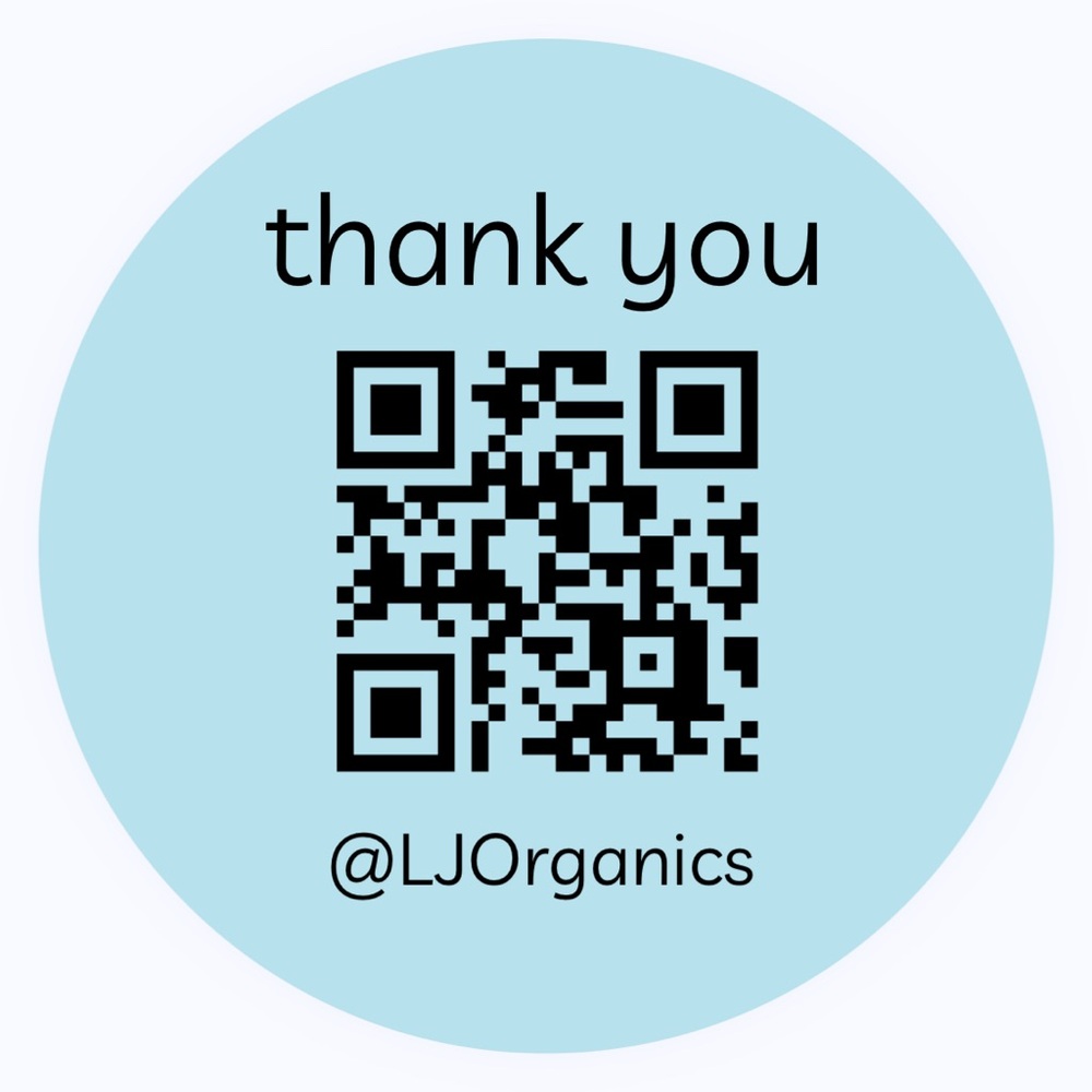 30 CUSTOM STICKERS - 2” ROUND - THANK YOU - W/ YOUR QR CODE & CLOSET NAME